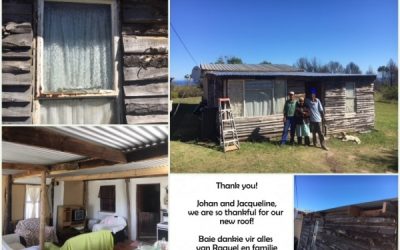 To have a new roof on our house