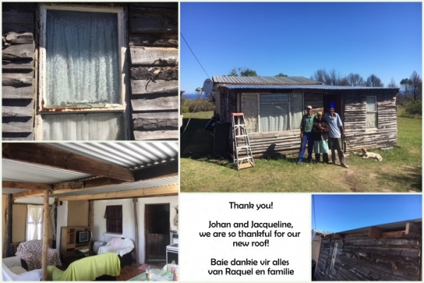 To have a new roof on our house