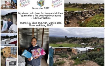 Furniture and clothes after the fire