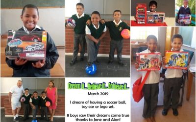 To have a soccer ball or my favourite toy