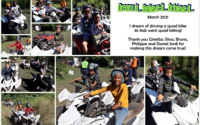 Op een quad bike rijden