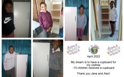 A cupboard to put my clothes in