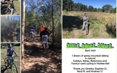 Gaan mountainbiken in de natuur