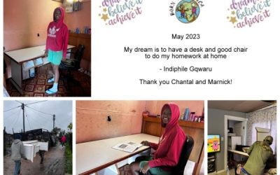 A desk to do my homework