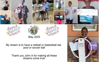 To have a pool, netball set or soccer ball