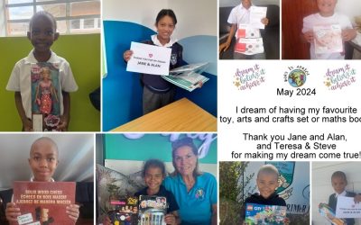 To have my favourite toy, arts and crafts or math book