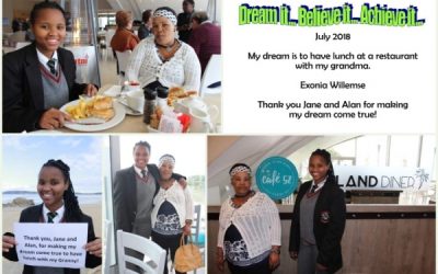 To go for lunch with my grandma