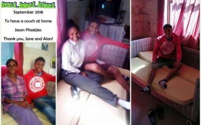 To have a couch at home