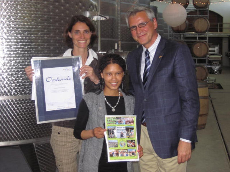 Isabelle De Smul-Brink ontving de Visser-Neerlandia prijs in 2011