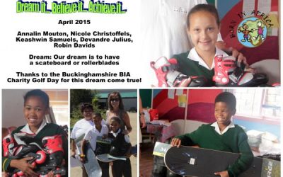 Our dream is to have a skateboard or rollerblades