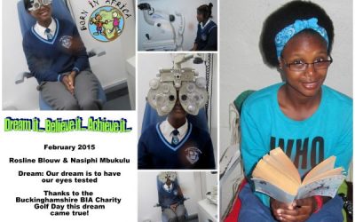 Our dream is to have our eyes tested