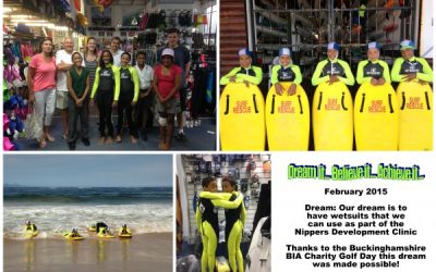 To have wetsuits to practice in