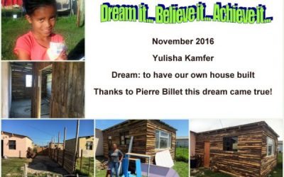 to have our own house built