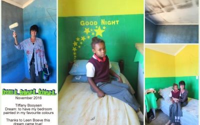 To have my room painted in my favourite colours