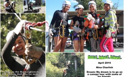 My dream is to go on a canopy tour with some of my friends