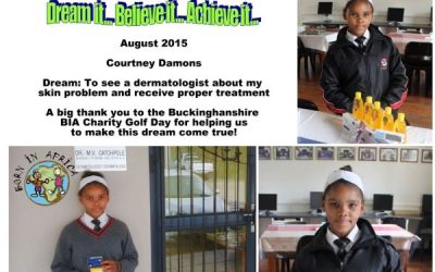 To see a dermatologist about my skin problem