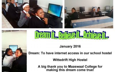 Our Dream is to have internet access in our hostel