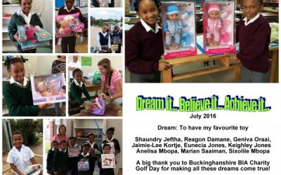 to get a doll, a skateboard, blanket and cushion, baking set and a sweet box