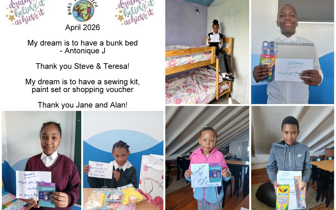 To have a bunkbed, sewing kit, paint set or voucher